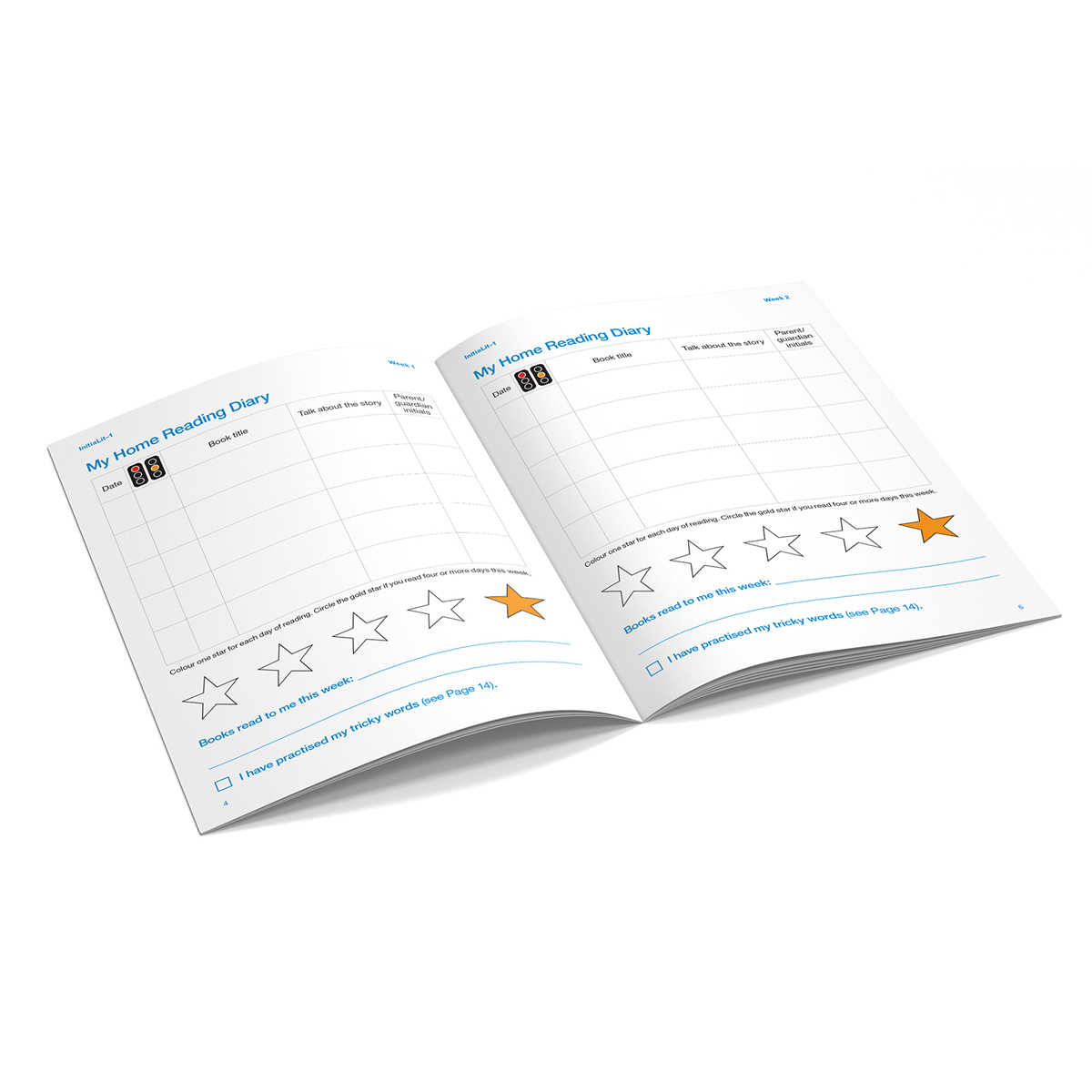 InitiaLit-1 Home Reading Diary Pack (5 copies) - Image 2
