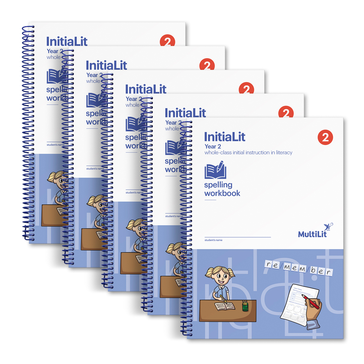 InitiaLit-2 Spelling Workbook Pack (5 copies)