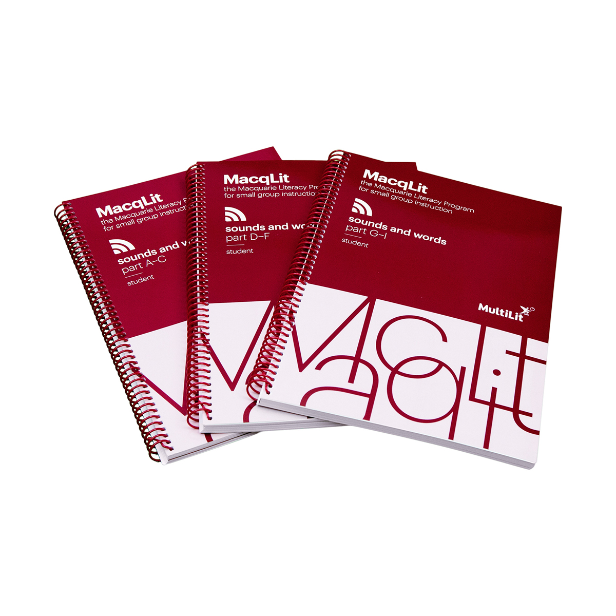 Macqlit Sounds & Words A-C Pack (5 copies)