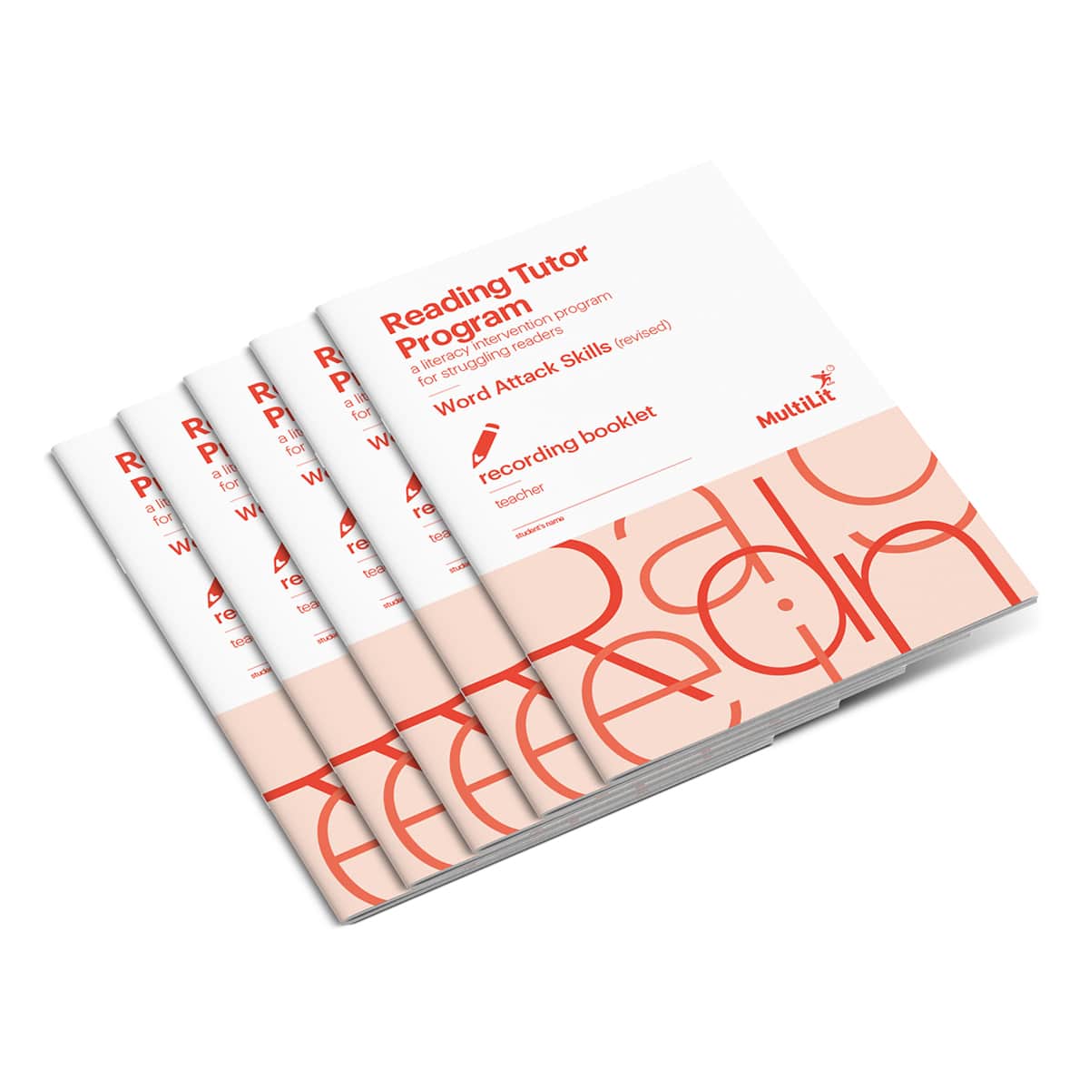 RTP Word Attack Skills Recording Workbook Pack (5 copies)