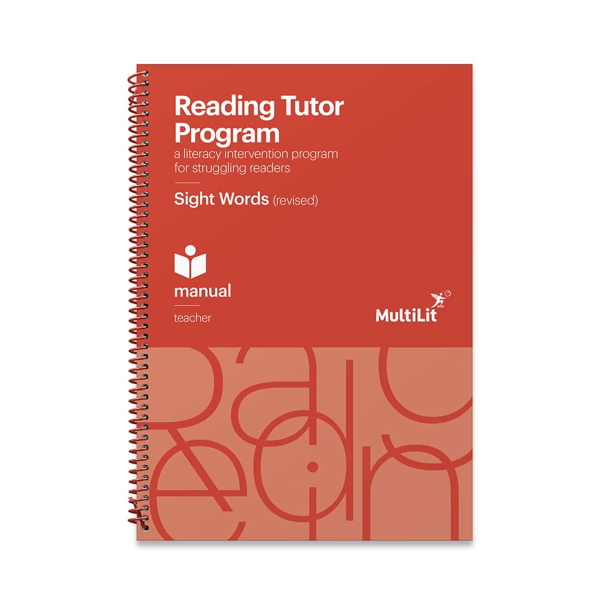 Reading Tutor Program Sight Words Manual