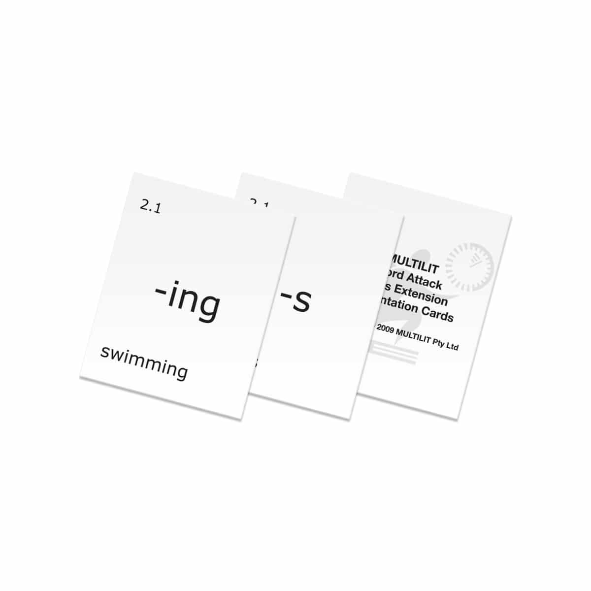 Word Attack Skills – Extension Presentation Cards