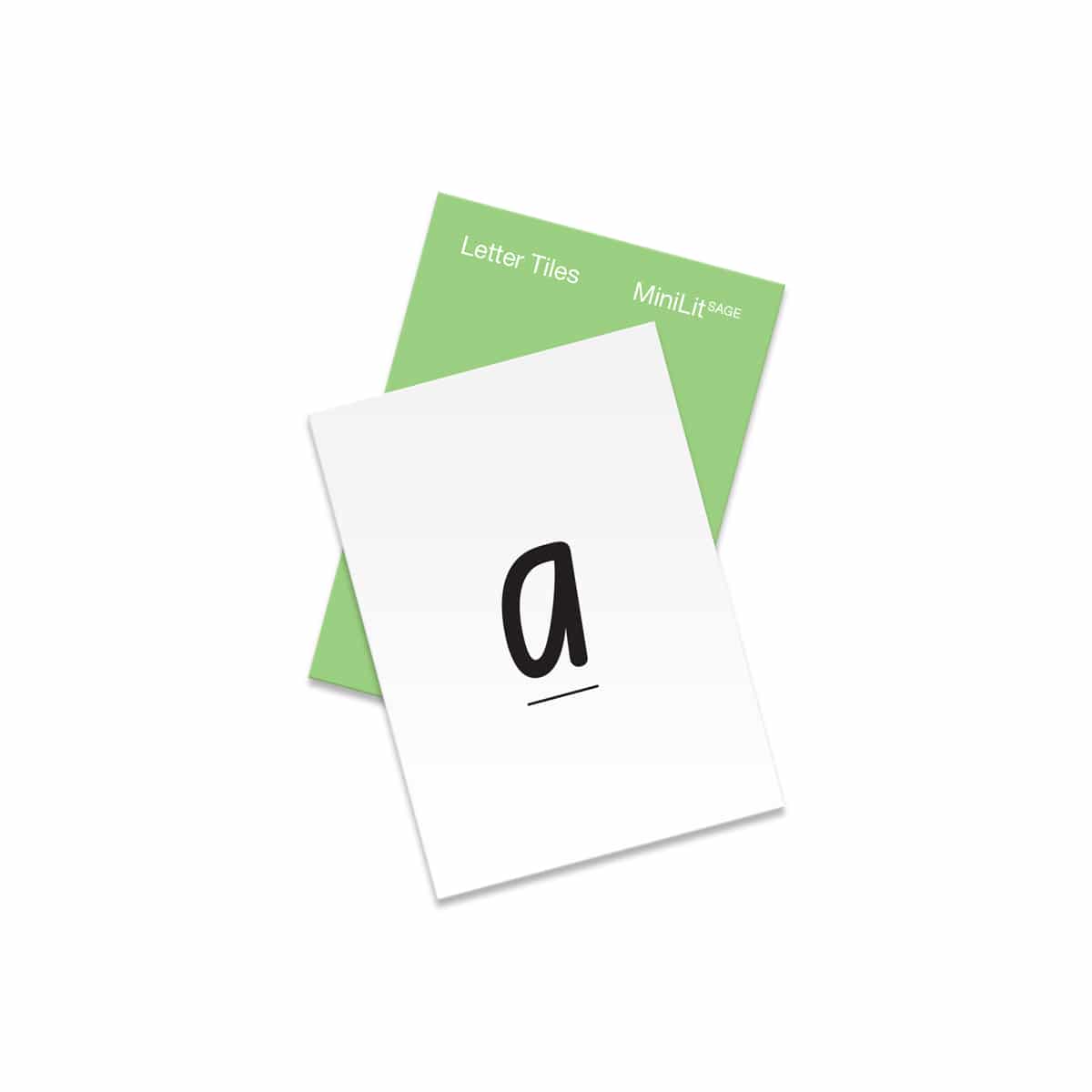MiniLit Sage Letter Tiles