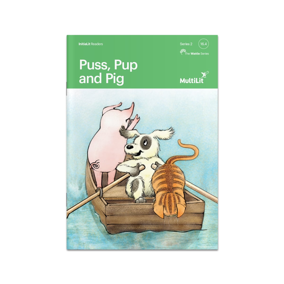 InitiaLit Reader 16.4 Puss, Pup and Pig (The Wattle Series)