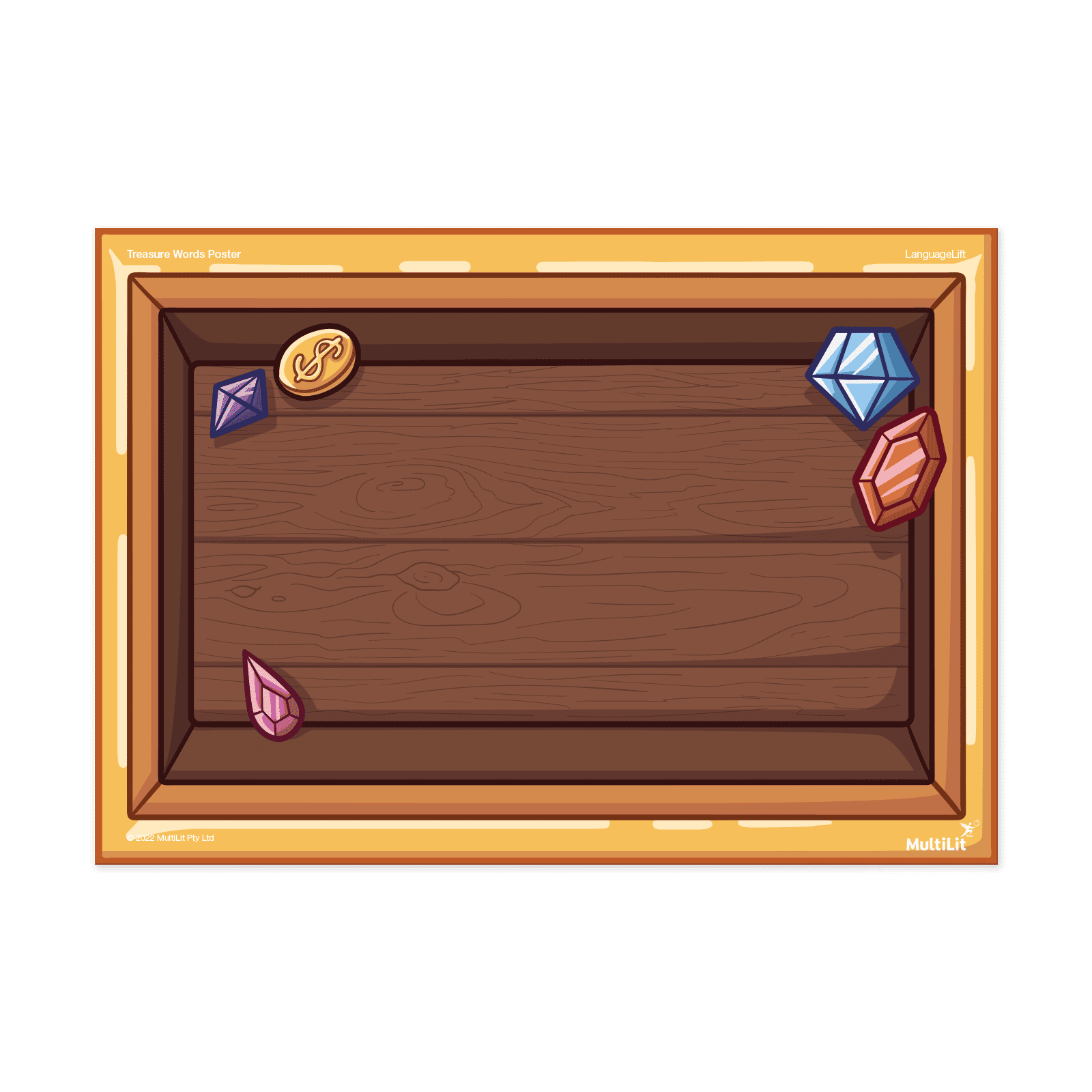 LanguageLift Treasure Words Poster