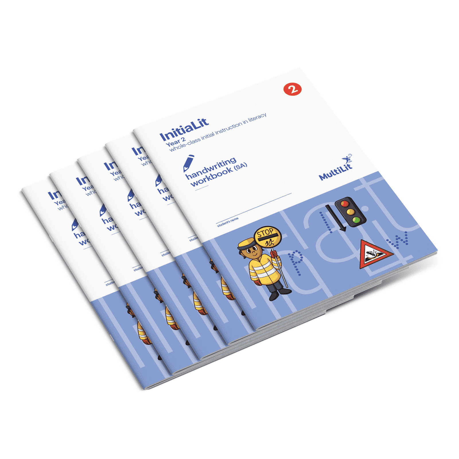 InitiaLit-2 Handwriting Workbooks pack (SA font - 5 copies)