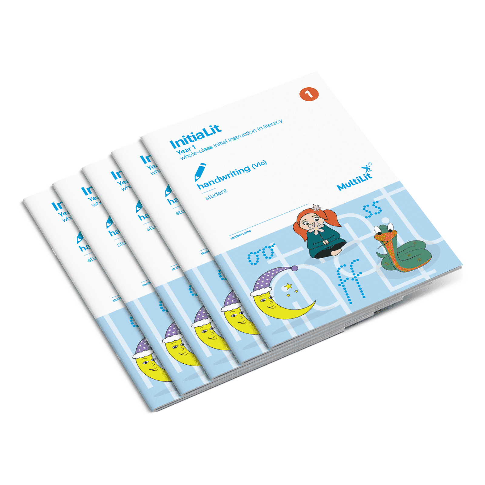 InitiaLit-1 Handwriting Workbooks Pack (VIC - 5 copies)