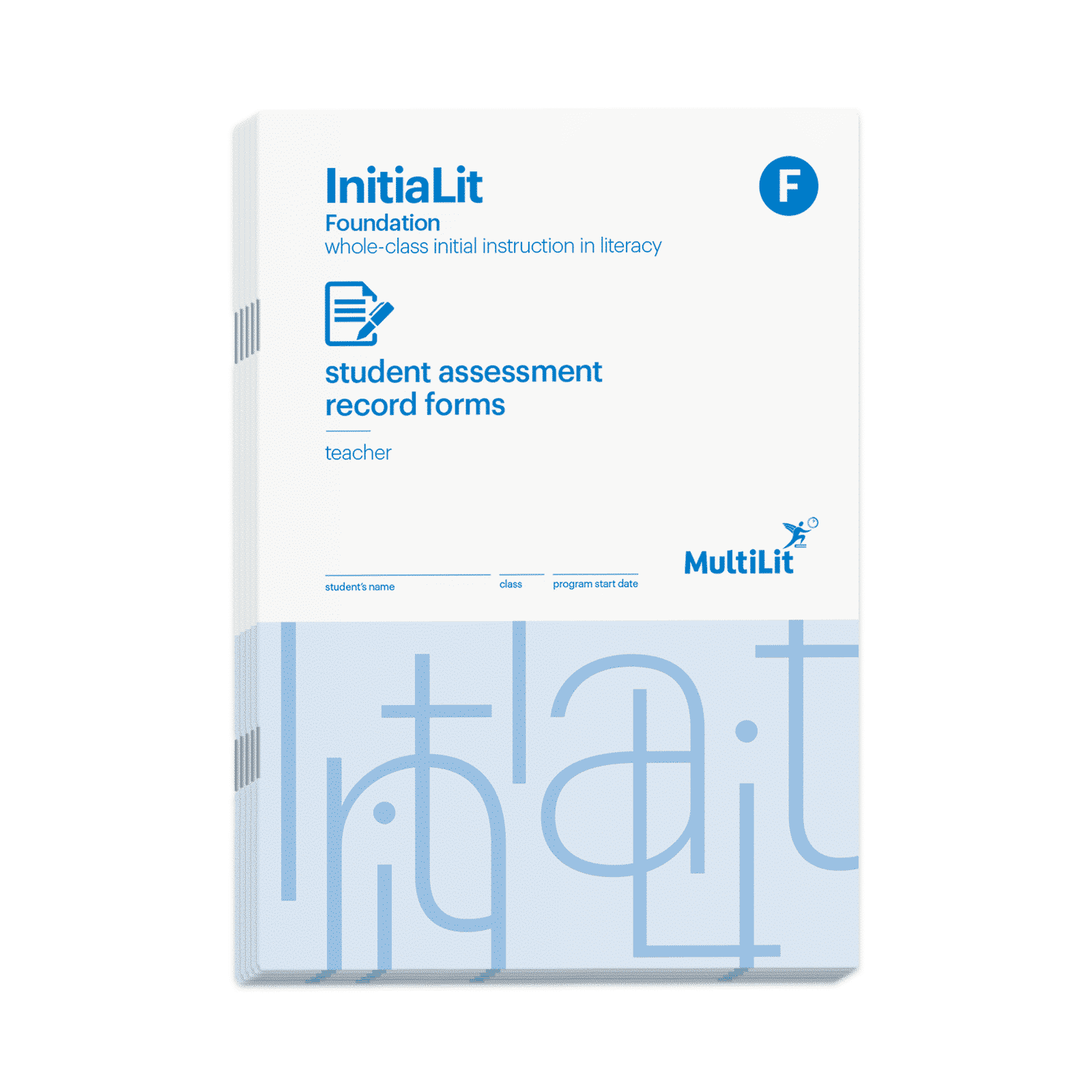 InitiaLit-F Student Assessment Record Forms Pack (5 forms)