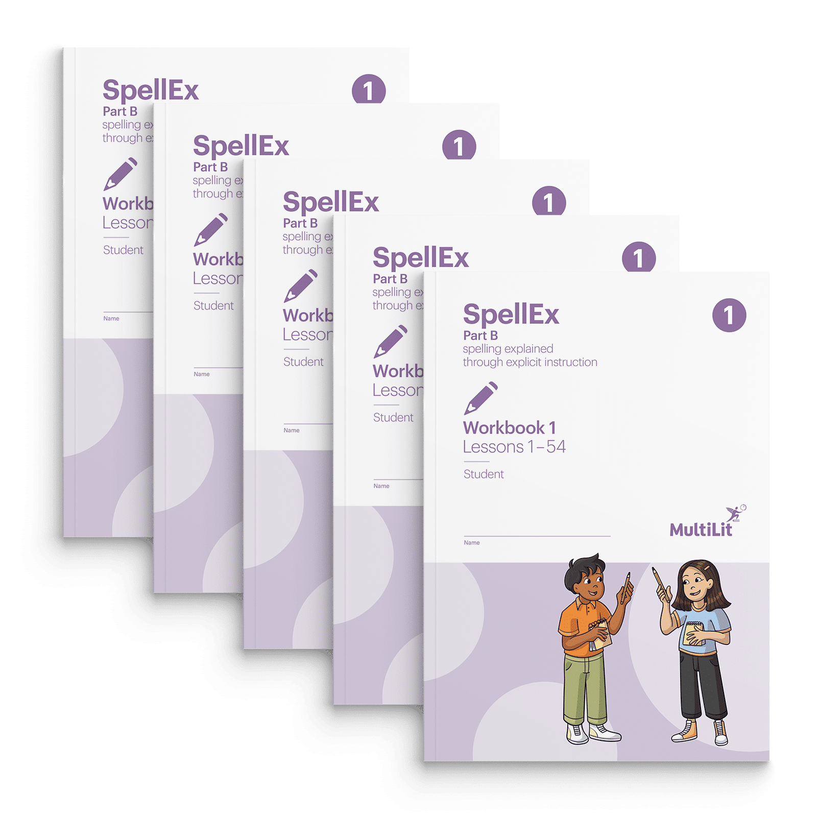 SpellEx Part B Workbook 1 Pack (5 copies)