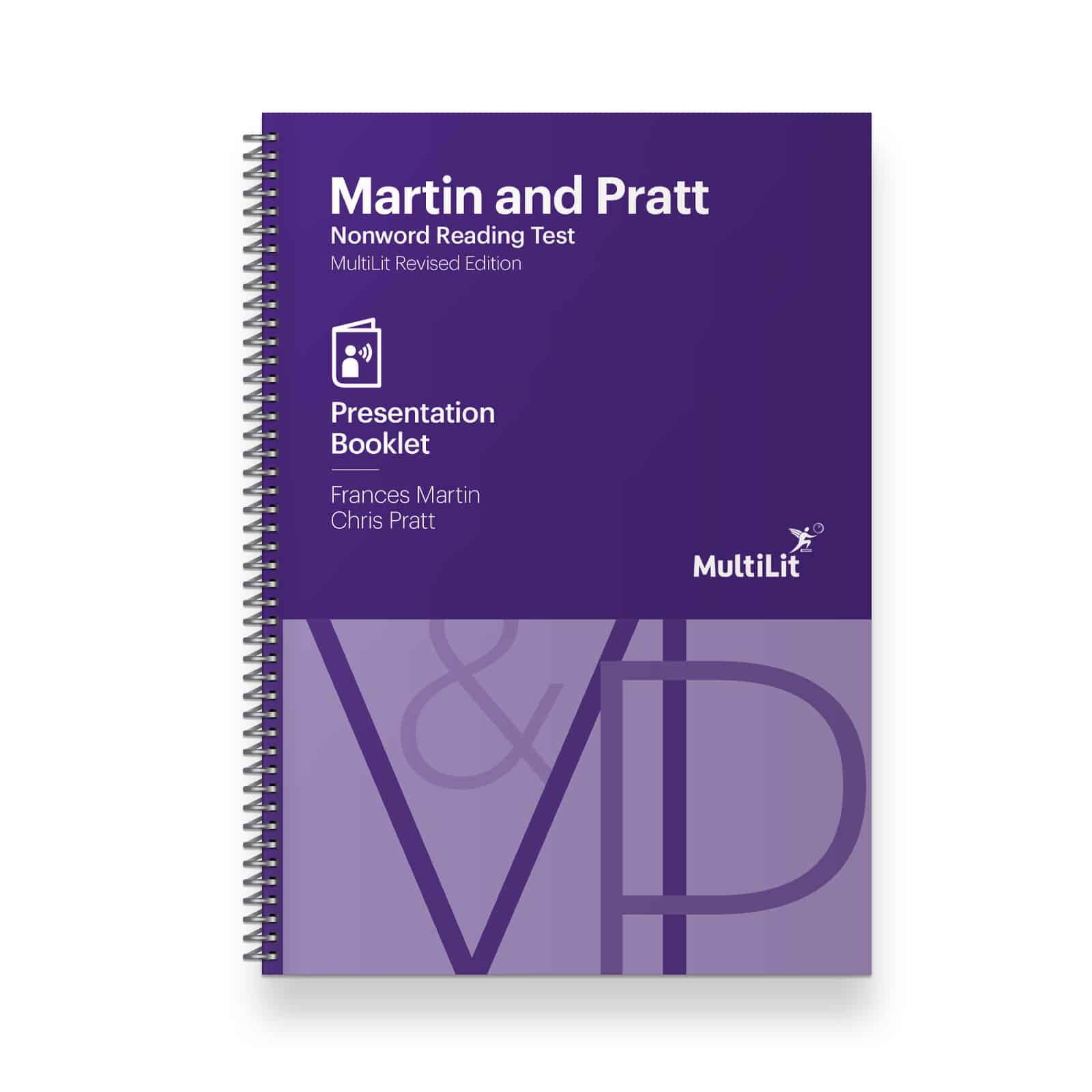 Martin and Pratt Nonword Reading Test (MultiLit Revised Edition) Presentation Booklet